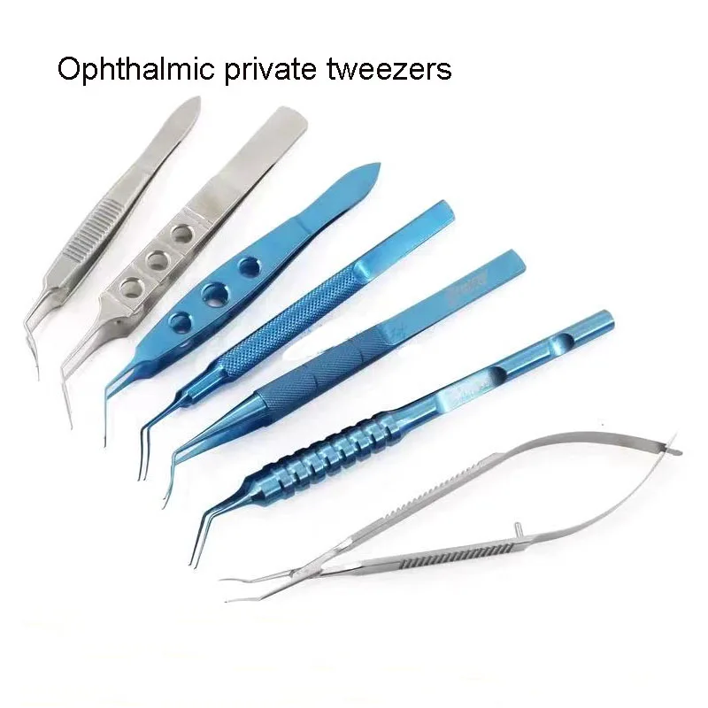 

Titanium alloy ophthalmic capsulorhexis tweezers imported Huff-type arc angle small incision capsulorhexis tweezers 1.8
