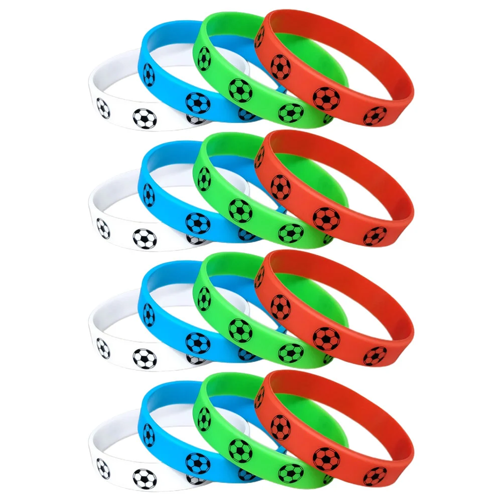 

Compact Football Wristband Soccer Bracelet for Fans Silicone Chic Child Accessories