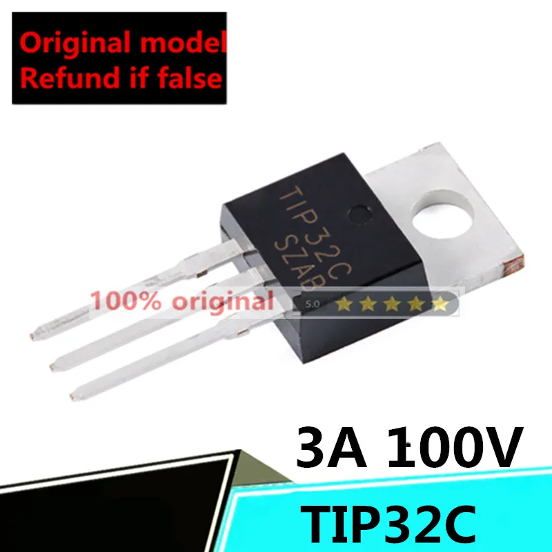 

brand 10PCS brand new original genuine TIP32C TO-220 100V 3A PNP transistor triode
