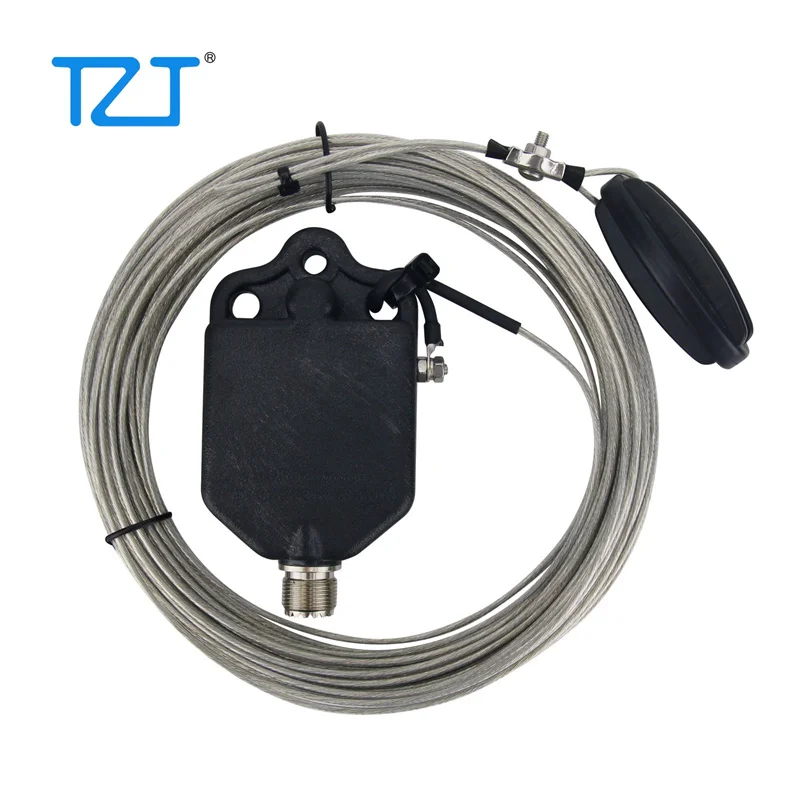 TZT JYR4010-400W/JYR4010-60W 고출력 엔드 Fed 4 밴드 단파 안테나, 1:64 발룬, 10, 15, 20, 40 계량기