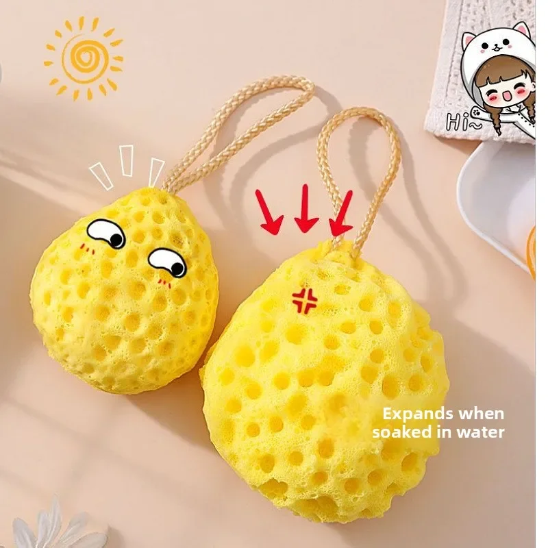 Luxurious Honeycomb Bath Sponge - Soft, Non-Shedding, Exfoliating & Foaming Bath Ball