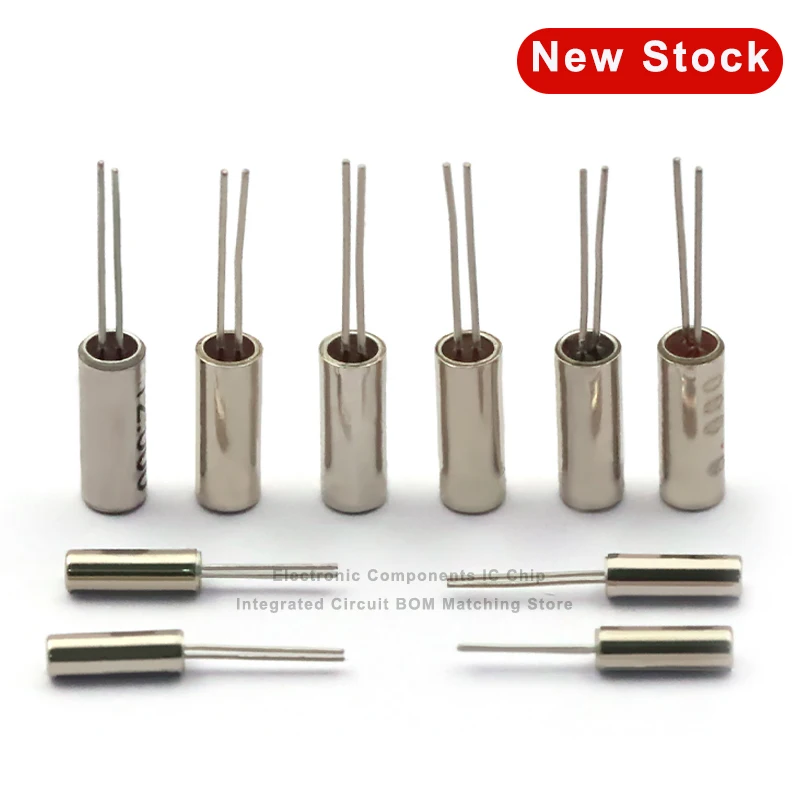 32.768 kHz 32.768 kHz 32768HZ 32.768 k Hz 주파수 발진기, 크리스탈 실린더, 3x8mm, 3x8mm, 3x8mm, 3x8mm, 3x8mm, 200 개