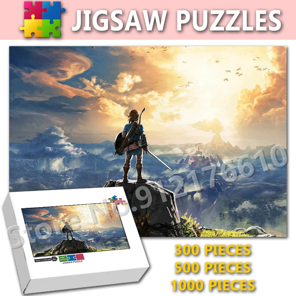 Jigsaw Puzzle Zelda, Video Game Puzzle, Christmas Toys