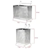 Stainless Steel Chopsticks Holder Hanging Cutlery Drying Basket Tableware Drainer with Hooks Kitchen Utensil(B) 5