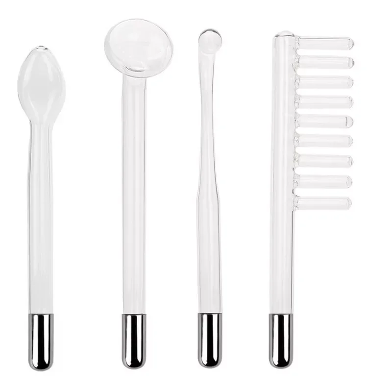Portable High Frequency Appliance Electrode Tube Wand Electrotherapy Skin Care Facial Spa Tightening Acne Spot Wrinkles Remover 3
