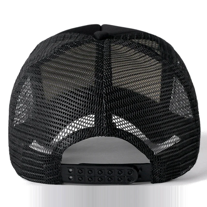 Hot Sale Unisex Casual Plain Mesh Baseball Adjustable Snapback for Women Men Hat Hip Hop Trucker Cap Streetwear Dad Hats_voghion.com