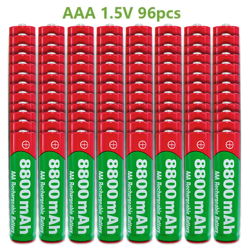 AAA1.5V Battery 8800mAh Rechargeable Battery Lithium ion 1.5 V AAA Battery for Clocks Mice