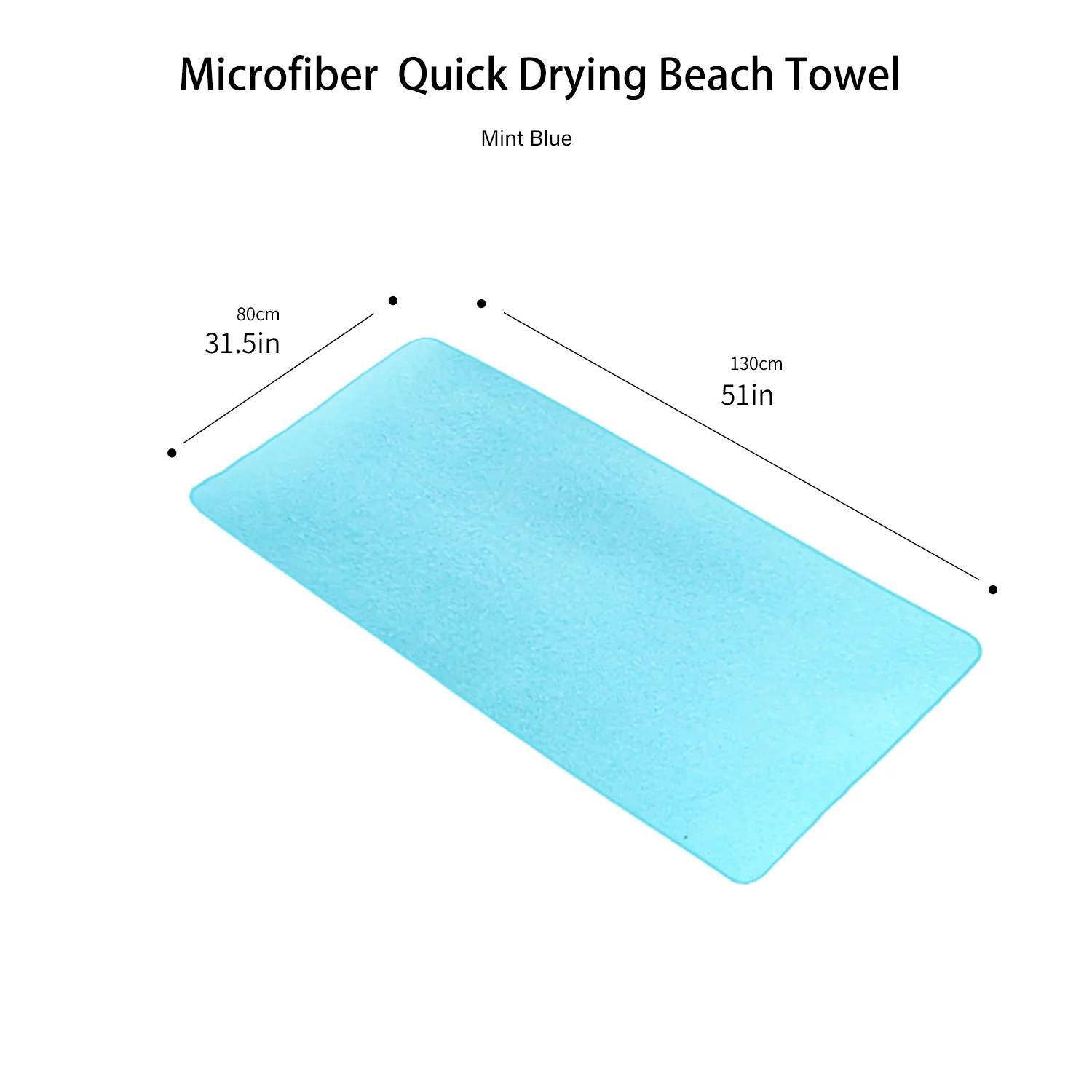 Serviette de sport extérieure à séchage rapide pour la plage_voghion.com