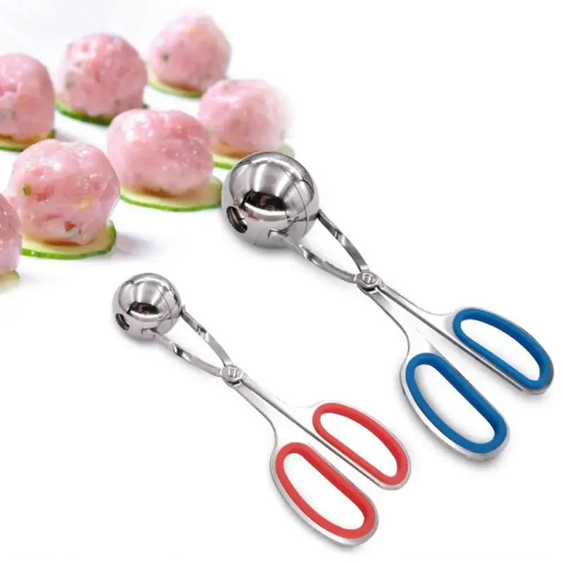 Meatball Maker 304 Stainless Steel Meatball Sandwich Meatball Maker Food Clip Stuffing Meatballs DIY Fish Ball Egg Ball Machine Kitchen Tools