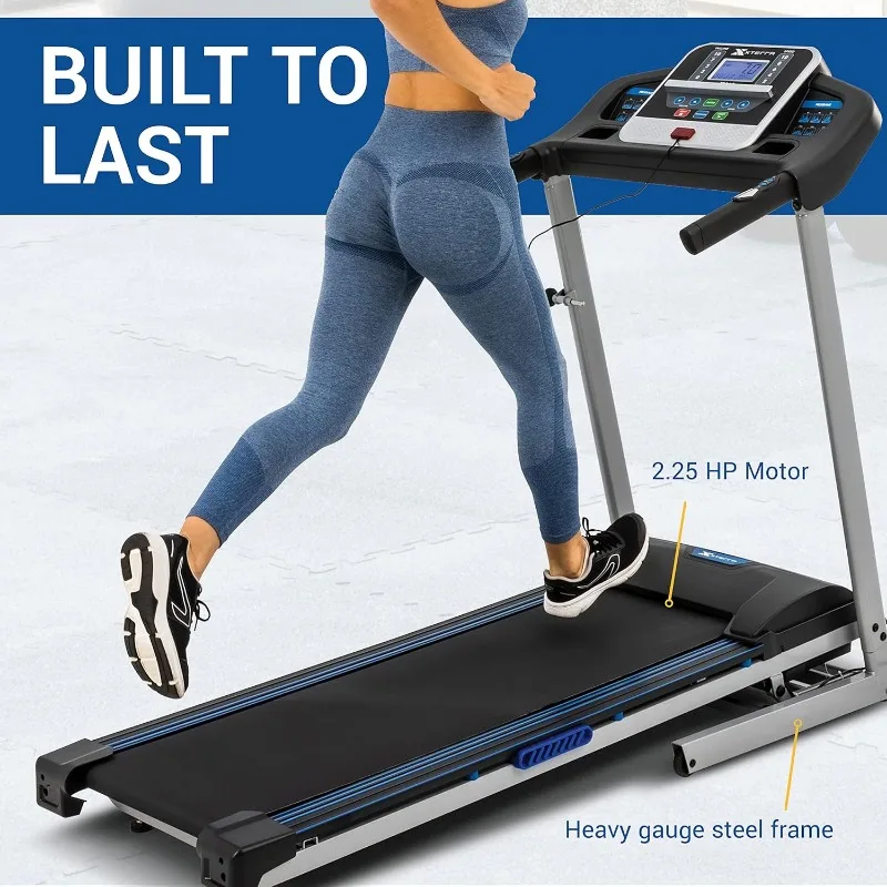 Fitness Premium Folding Smart Treadmill Compact Design 250+ LB Weight Capacity Powerful Motor Fitness App Included with Purchase