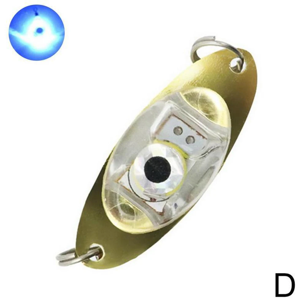 1Pcs Fishing Lure Light LED Underwater Eye Shape Lure Lamp For Attracting Fish Eye Shape Fishing Squid Fishing Bait Luminous