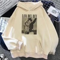 2024 Lana Del Rey Hoodies Man 90s Kawaii Anime Sweatshirt Long Sleeves Crewneck Comfortable Fleece Warm Streetwear Clothing 2