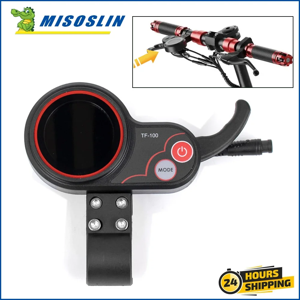 TF‑100 Display 6 Pin USB Charging Scooter Display Panel Communication Instrument For KUGOO M4 Electric Scooter Controller Parts