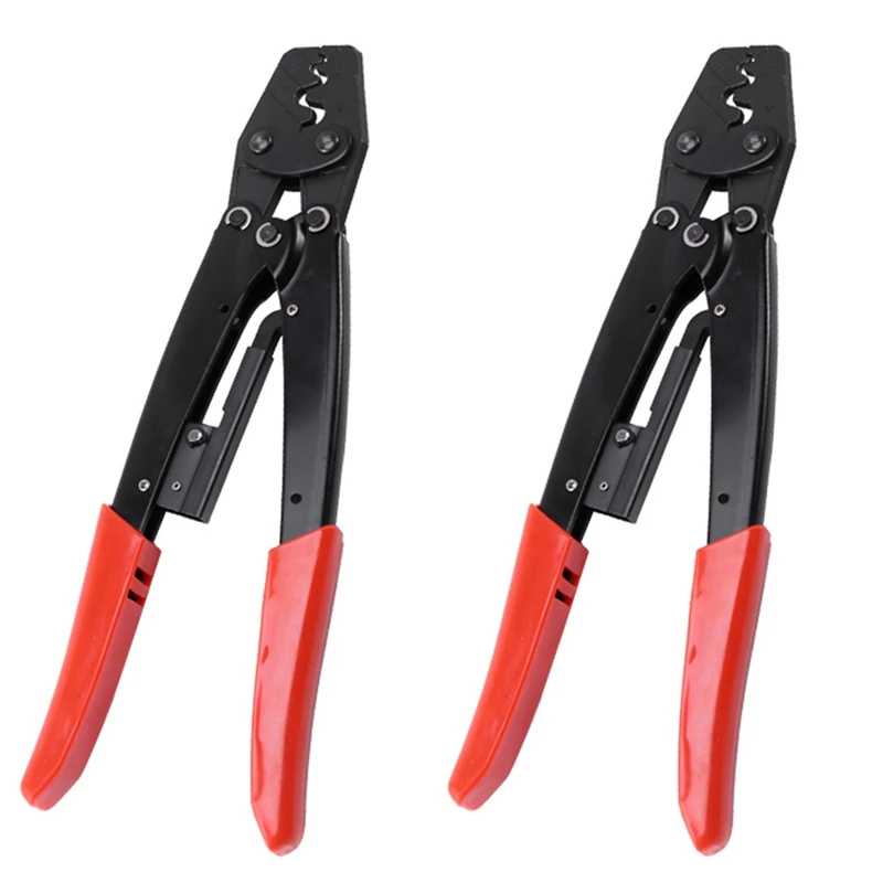 

2X Hs-16 Crimping Tools Cable Lugs Crimp Tool Bare Terminal Clamps Manual Cutting Tools