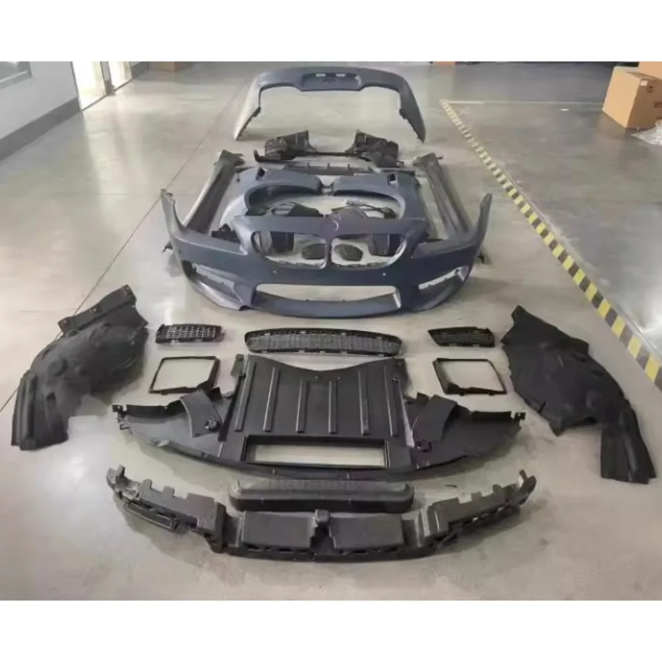 カーボンファイバーフロントバンパーキドニーグリルグリル BMW M6 640i