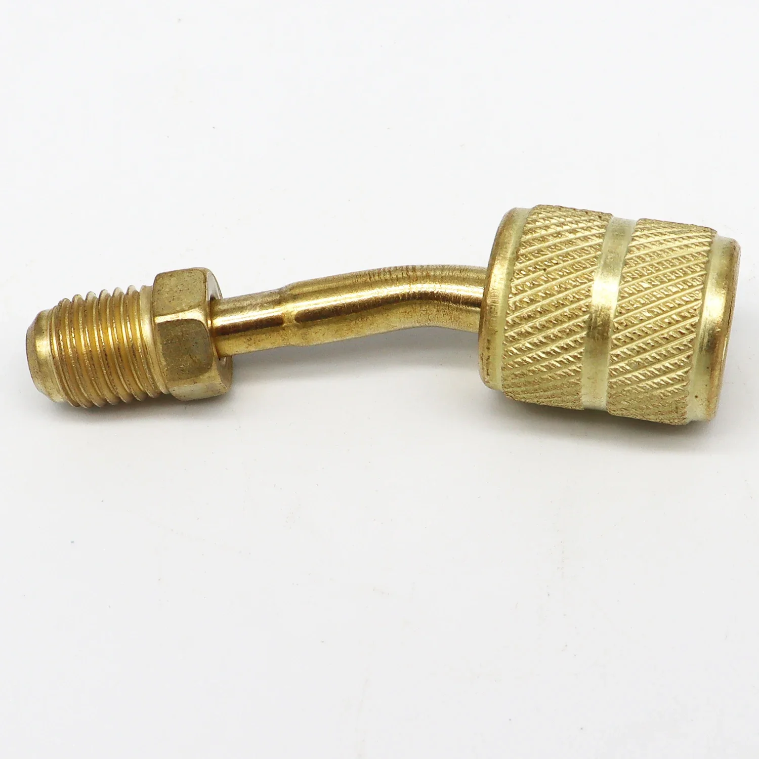 2pcs R410A Adapter 5/16 inches SAE Female to 1/4 inches SAE Male Flare for Air Conditioners HVAC