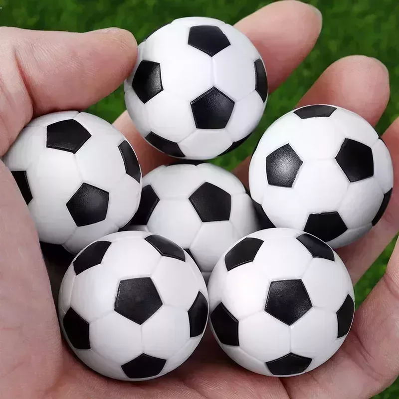 SPORTFUNSF 6pcs Table Balls 32mm 36mm Mini Foosball Kicker Spare Soccer Indoor Games Fussball Flexible Trained Relaxed Kids/Chil