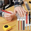 Mechanical Pencil 6 Colors Refill Solid Woodworking Tools Carpenter Pencil With Sharpener for Construction Marking Scriber Tool 3