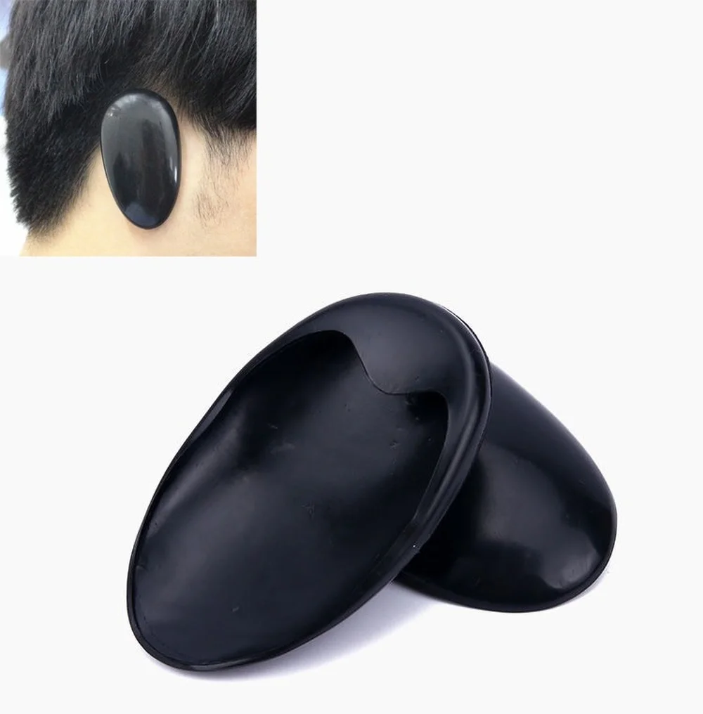 1pair Reusable Hair Dye Earmuffs Ear Covers Durable Shield Barber Hairdressing Staining Earmuffs Caps Salon Styling Accessories