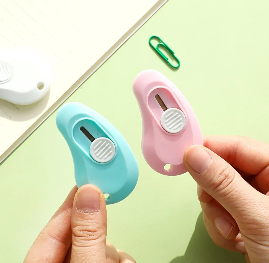 12 Pcs Japanese Style Simple Mini Cute Portable Expandable Letter Opener Back To School