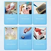 5Pcs 0.3/0.5/1ML Disposable Plastic Veterinary Syringe Orange Cap Sterile Insulin Syringe With Needles For Pet Farm Animal 6