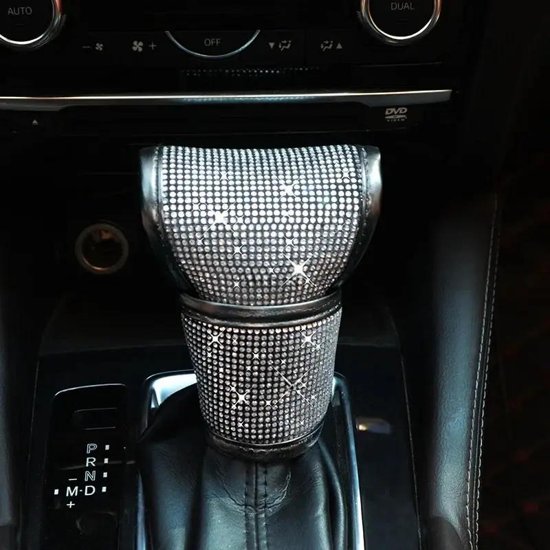 Diamond-embedded Car Interior Accessories Set