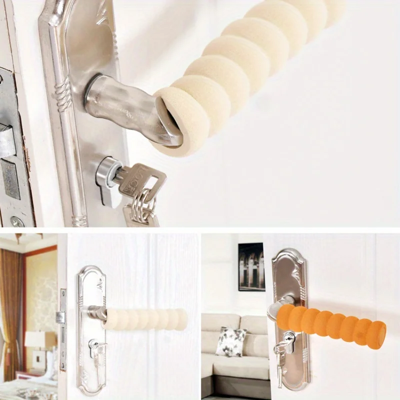 3pcs Thickened EVA Door Handle Protective Cover, Anti-collision Door Handle Gloves