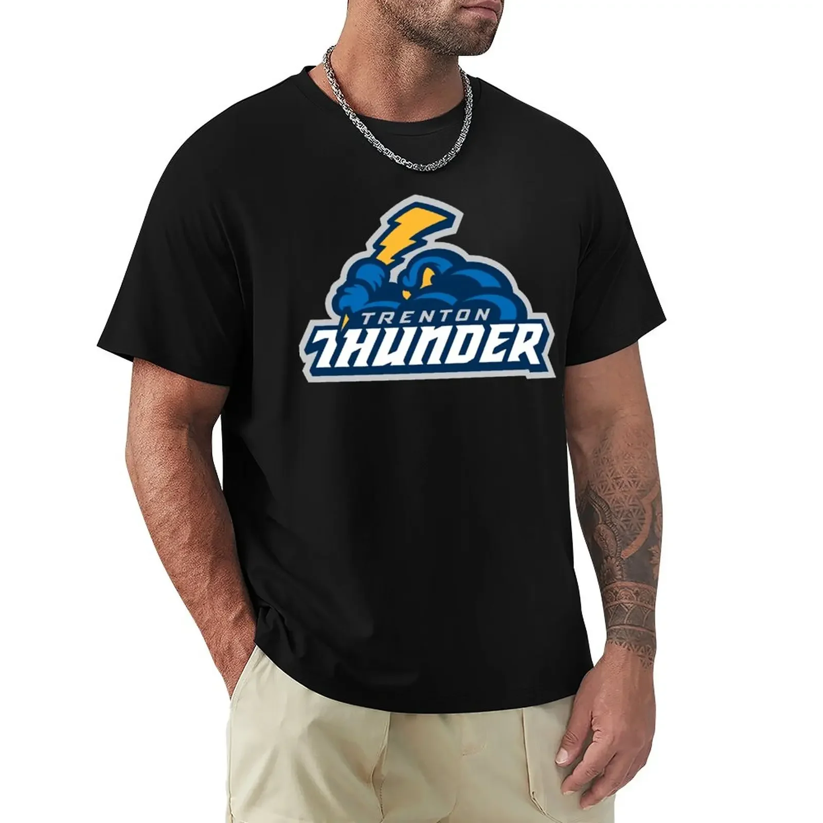 

thunder-trenton T-Shirt blacks new edition plain t shirt men sweat sublime black t shirts for men