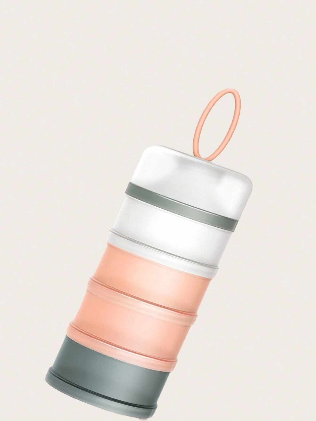 1pc-Mobile formula milk dispenser, formula milk container, portable dispenser container