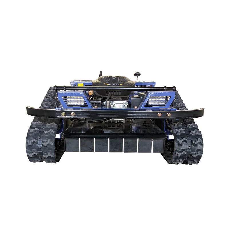 Customized remote control self-propelled four wheel drive crawler lawn mower for orchard home garden mowing 2