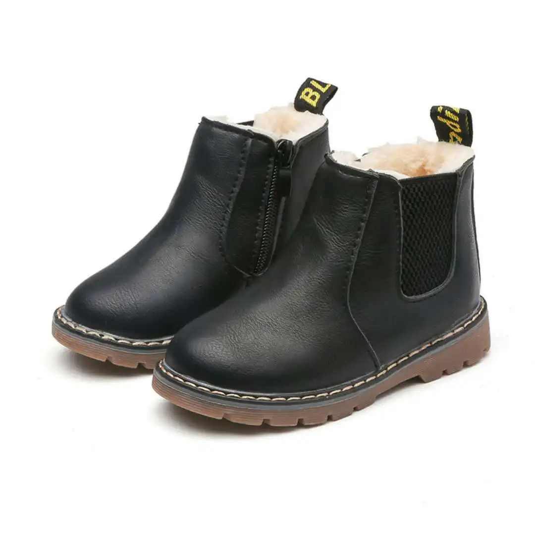 Children Boots Winter Kids Snow Boot Waterproof Fabric Non-Slip Cotton Warm Outdoor