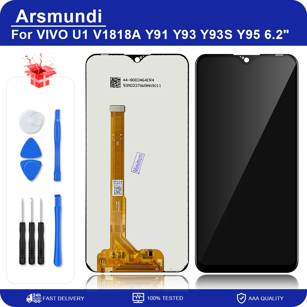 6.2" For Vivo Y1s Y90 Y91 Y91i Y91C Y93 Y93s LCD Display Touch Screen
