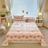 Cute Print Flat Bedsheet 100% Cotton Bed Linen Skin-friendly Flat Sheet Single/Double Sheets drap de lit (Pillowcase Need Order) 1