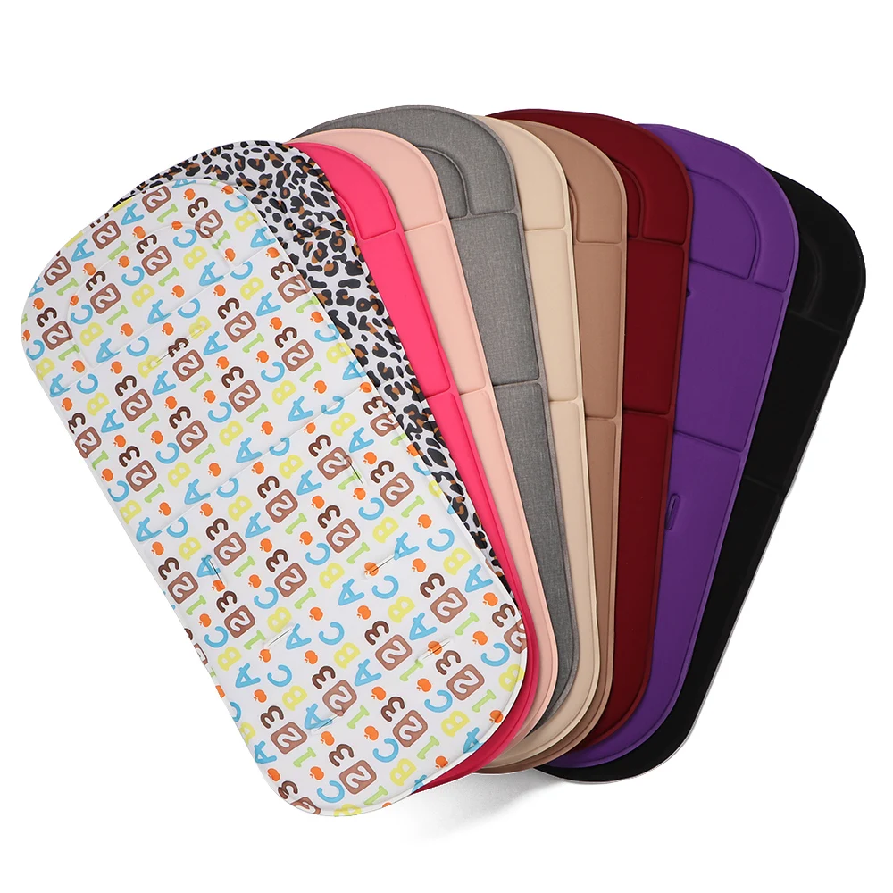 1PC Baby Stroller Mat Comfortable Four-Season Thickening Type Cotton Pad Baby Seat Child Dining Chair Trolley Rainbow Cushion baby stroller accessories display	