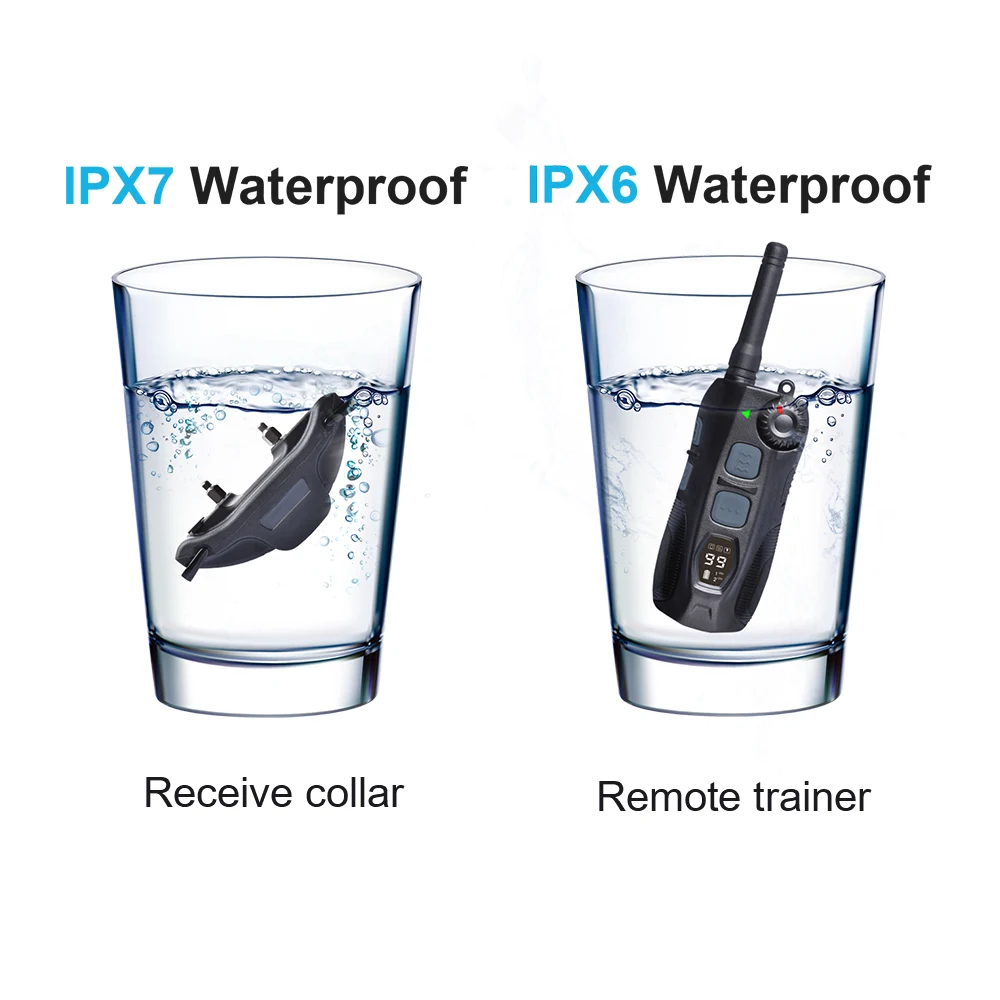 JANPET Wireless Dog Fence Collar & Remote Training Collar in 1 System