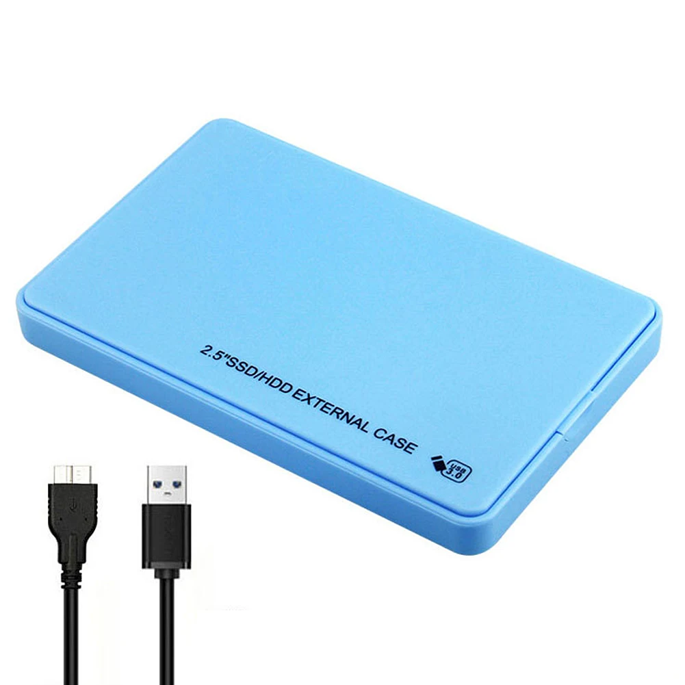 휴대용 솔리드 스테이트 드라이브 박스, SATA 모바일 하드 드라이브 케이스, USB3.0 외장 하드 디스크 드라이브 박스, 노트북 태블릿용, 6Gbps, 2.5 인치
