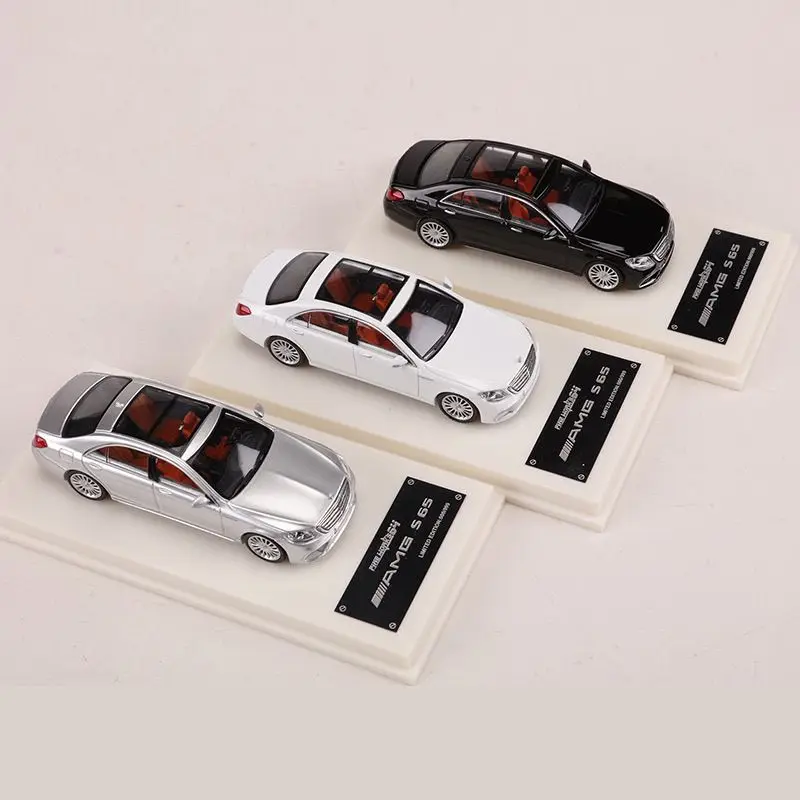 fine works 1/64 Mercedes-Benz S65 AMG W222 simulation alloy car model 3