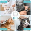 1/2Pcs Cat Muzzle Pet Grooming Cover Accessory Anti-bite Anti-Licking Cat Space Hood Breathable Helmet with 4 Silicone Paw Shoes 6