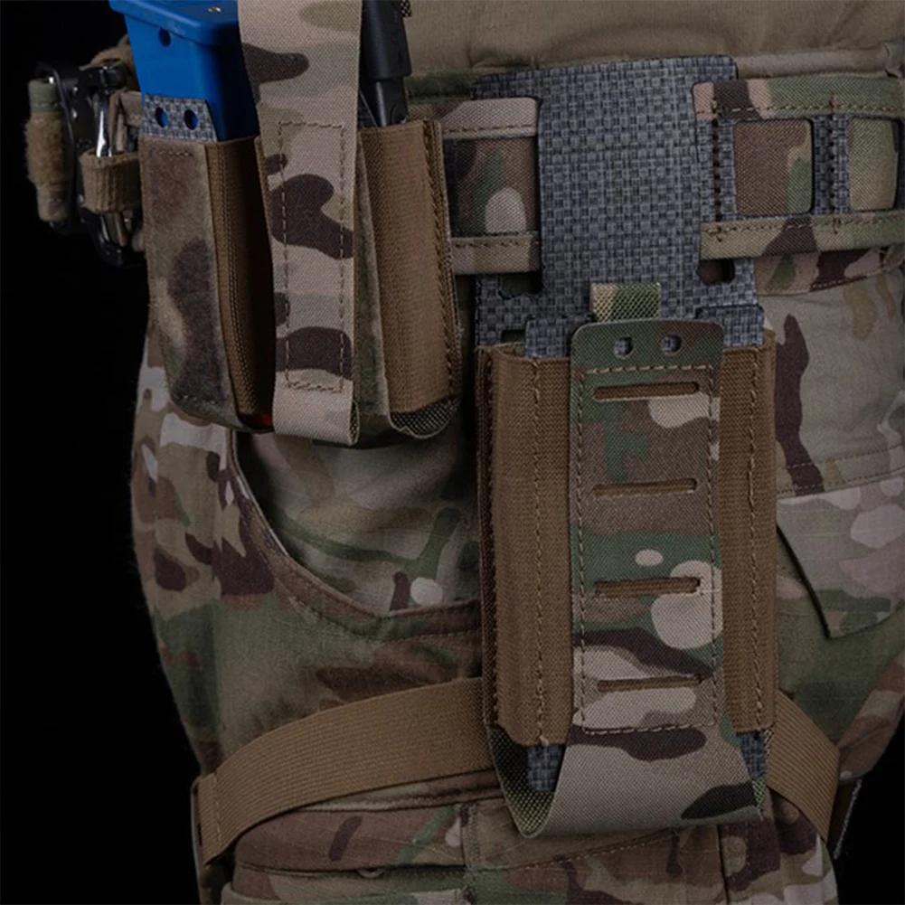 Modular Metal Pistol Holster Adapter Leg Strap Molle Quick Release Rib Adapter Holster Suspension Extension Plate