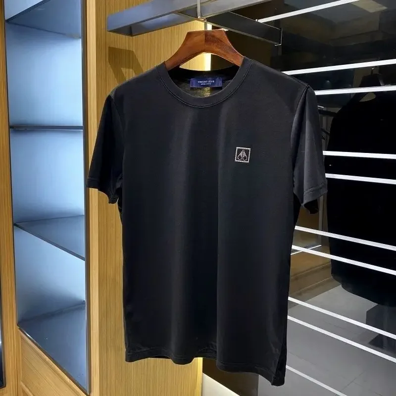 new light luxury summer boxed small scissors short-sleeved printed pure cotton top short-sleeved top T-shirt