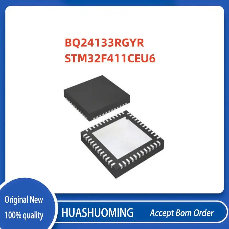 

NEW 5Pcs/Lot BQ24133RGYR BQ24133 24133 24133RGYR STM32F411CEU6 STM32F411 VQFN-48