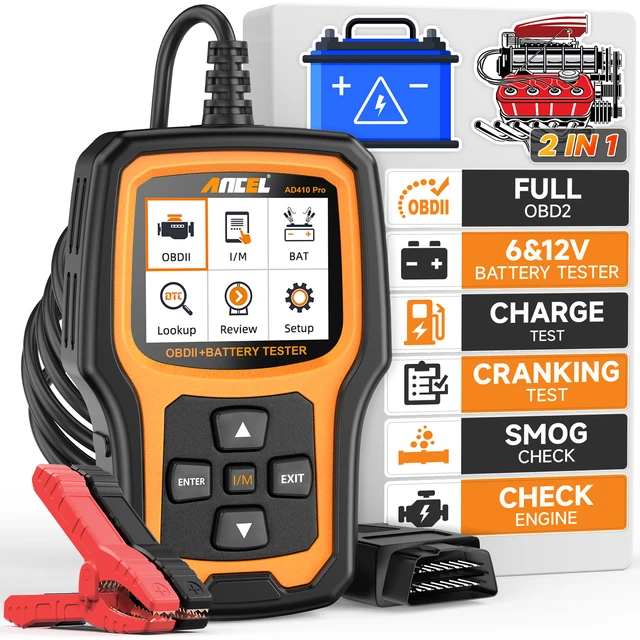 OBD2 Code Reader with Battery Test 1