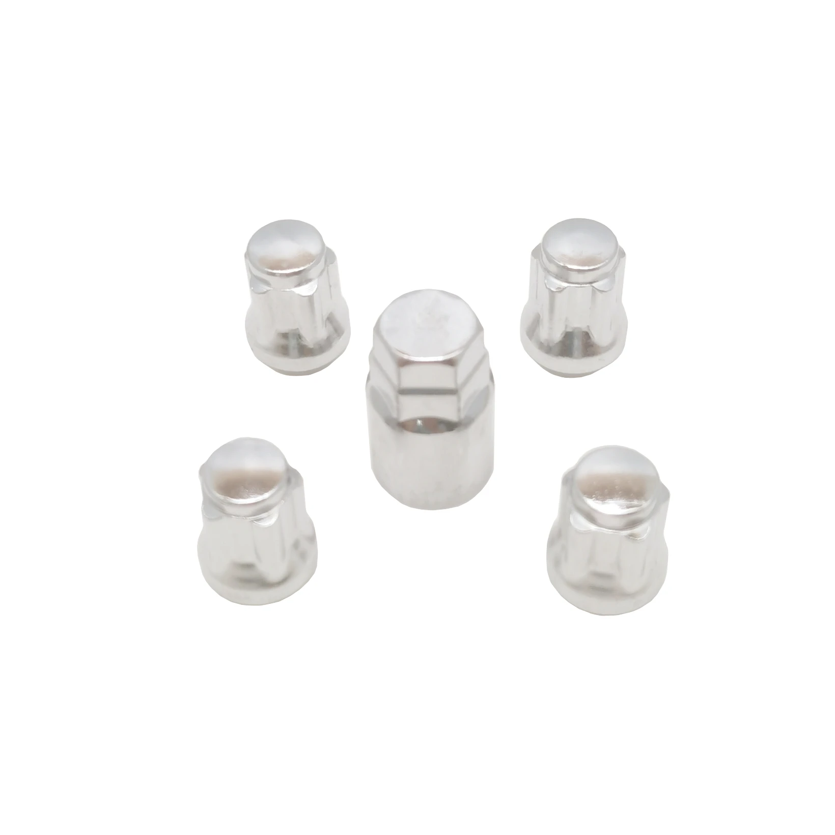 M12*1.5 Lock Wheel Tip Anti-theft Nut + Wrench 1 SET For FORD B-MAX GRAND C-MAX ECOSPORT FIESTA FOCUS KUGA MONDEO RANGER