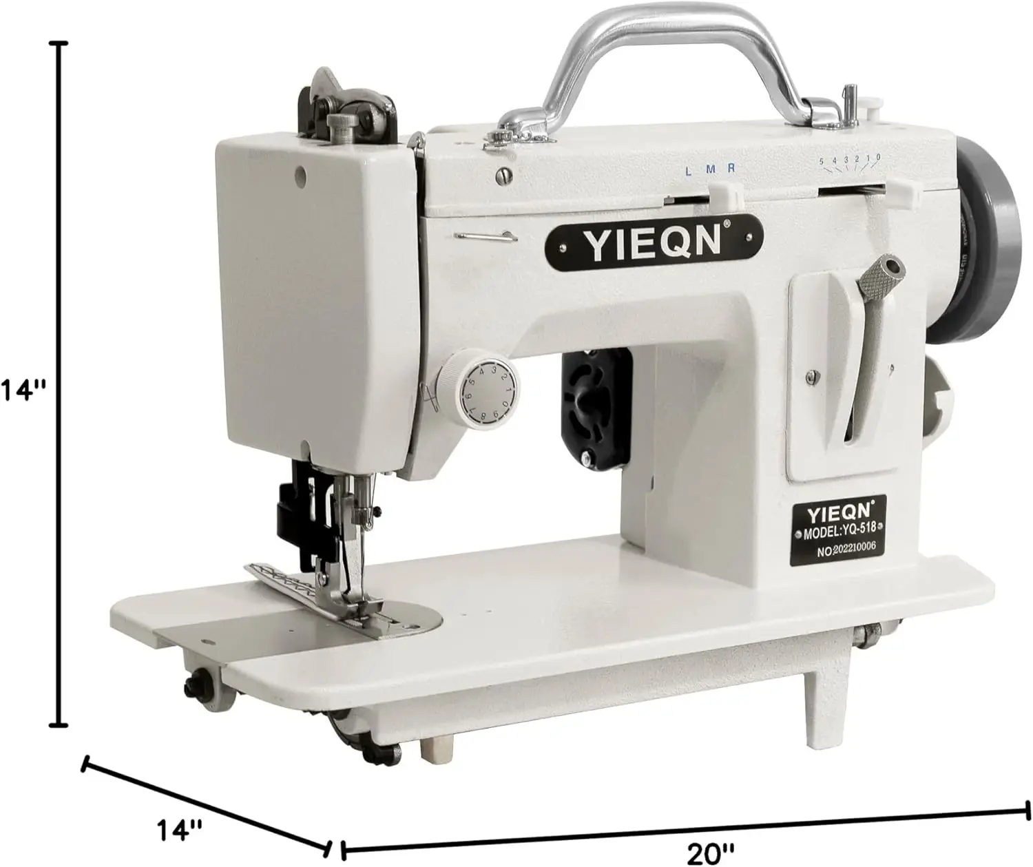 Yq-518 Portable Walking/Zigzag Foot Sewing Machine - For Household Purposes Sewing And Repairing Thick Materials 6