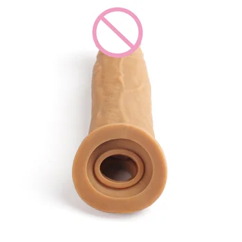 21Cm Enlargement Penis Extender Sleeve Reuseable Condom Delay Ejaculation Sex Toys For Men Intimate Goods Sex Shop 4