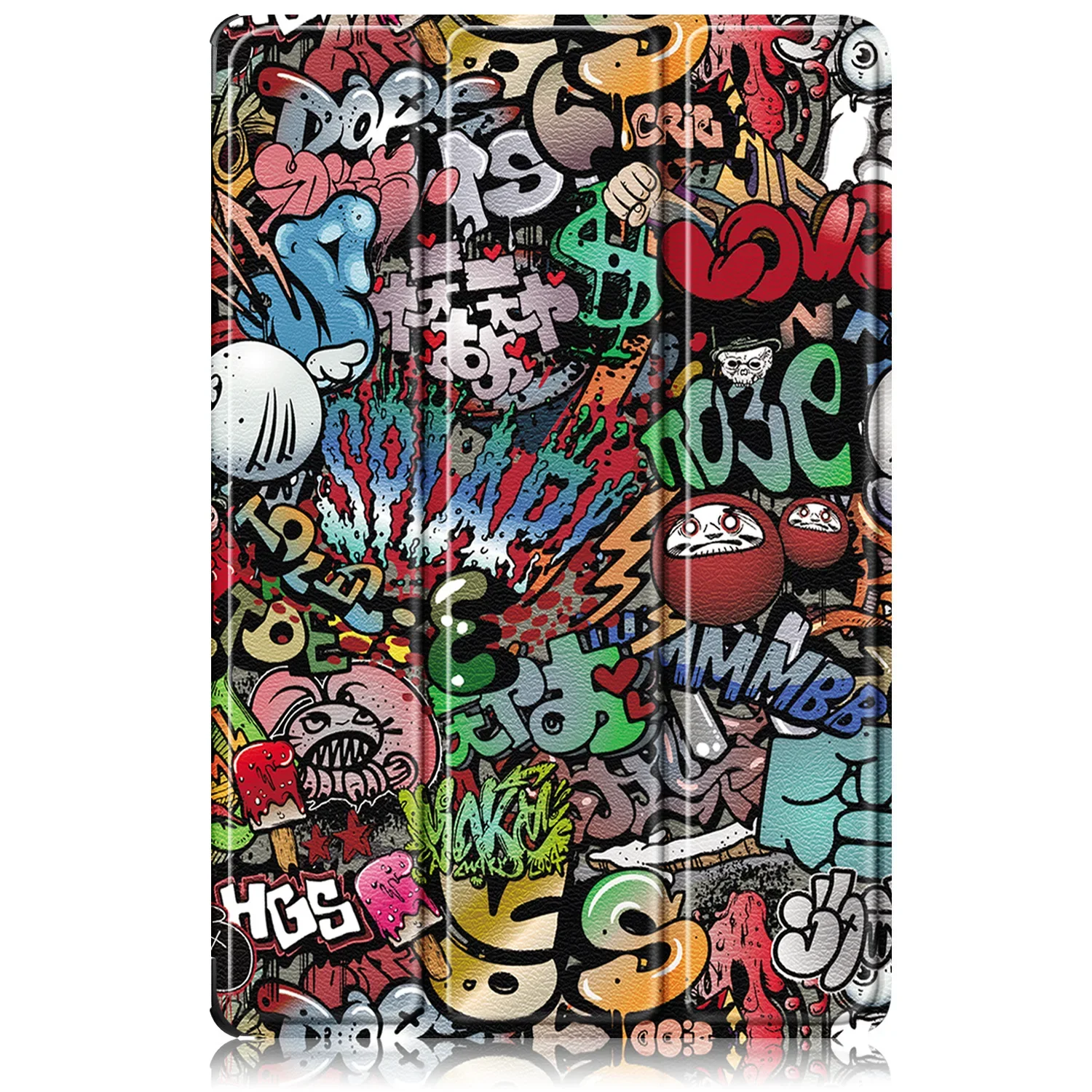 Premium Flip Case with Tri-Folding Stand and Magnetic Smart Cover