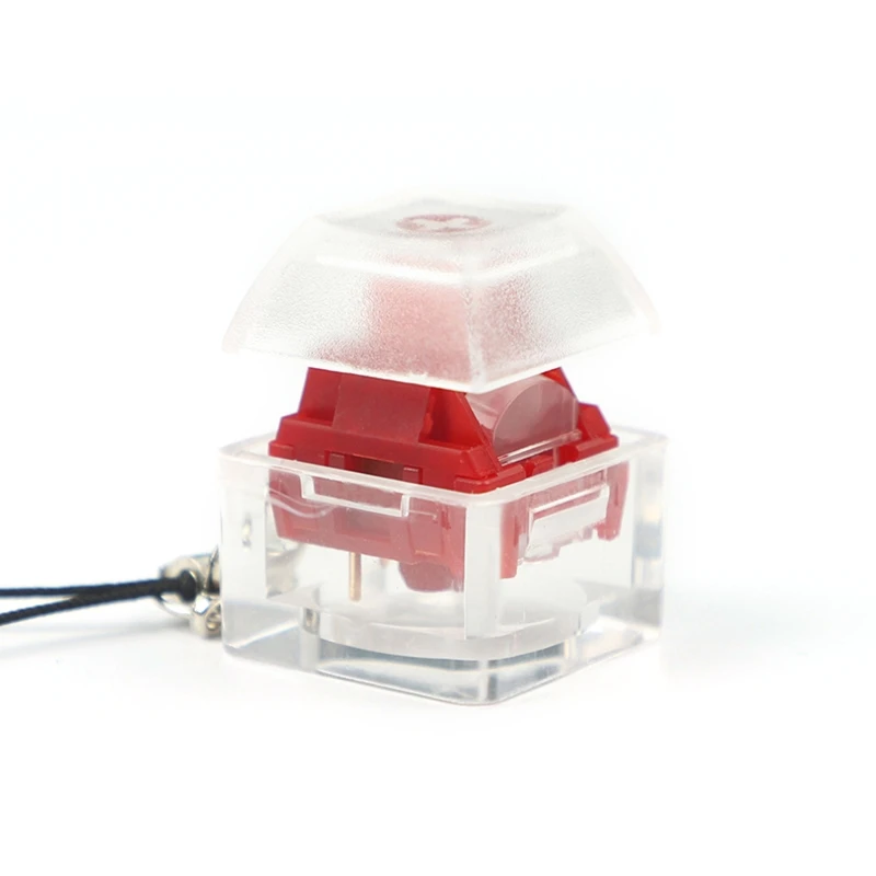 Gateron Mechanical Keyboard Switch Tester Keychain - Translucent Sampler Tool