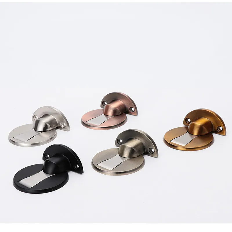 Non-perforated Invisible Strong Magnetic Stainless Steel Bedroom Door Touch Door Block Suction Brake Suction