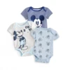 3Pcs Mickey Mouse Newborn Baby Rompers Baby Boy Jumpsuit Roupas Bebes Infant Clothes Summer Baby Bodysuits 2
