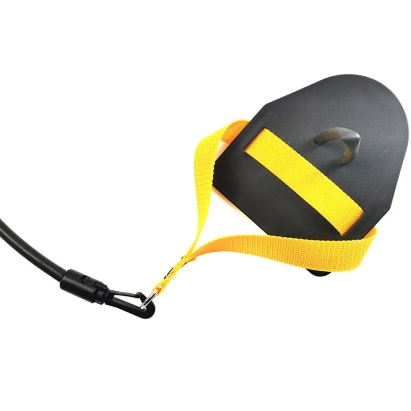 

77HC Resistance Band Pull Rope with Hand Paddle for Arm Pull Training, Strength